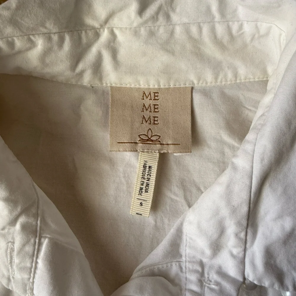Anthropologie MeMeMe Pearled Oversized Top
